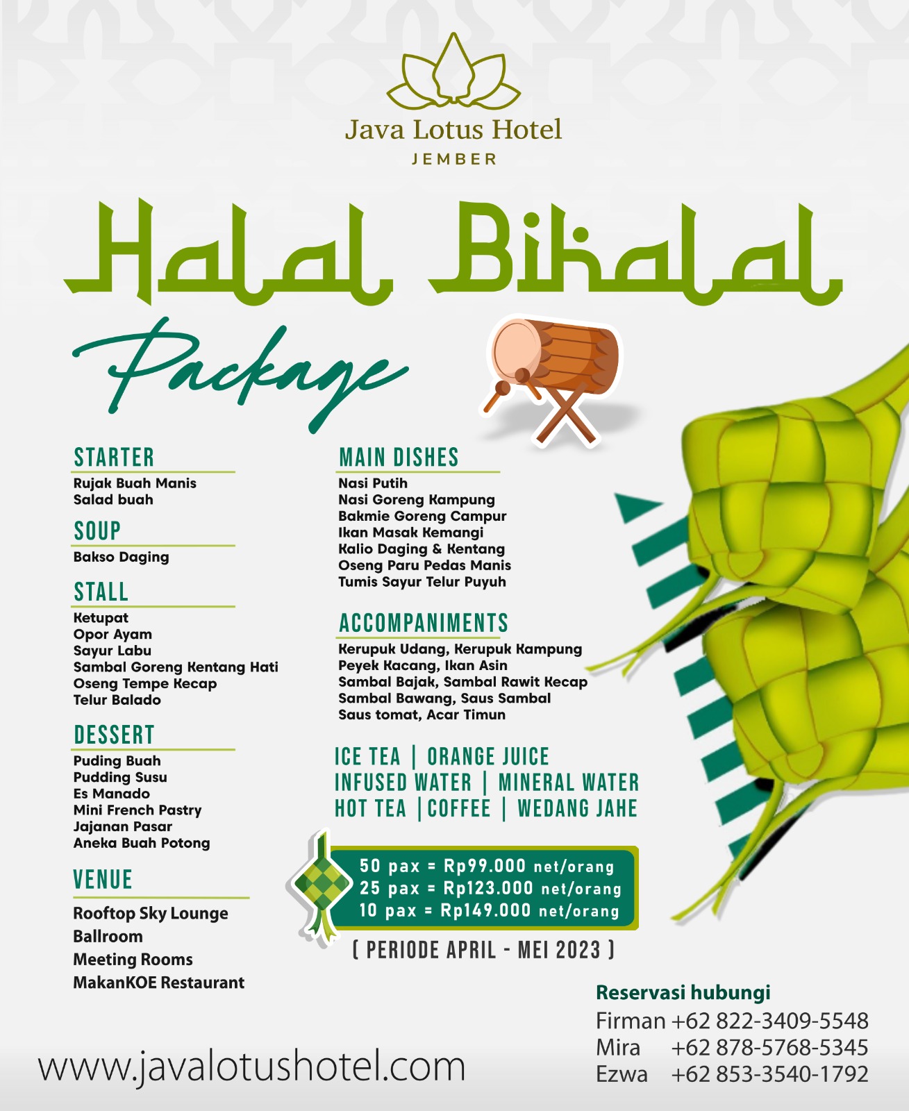 Gelar Halal Bihalal, mau Indoor, Outdoor, dan Tambah Reward Points