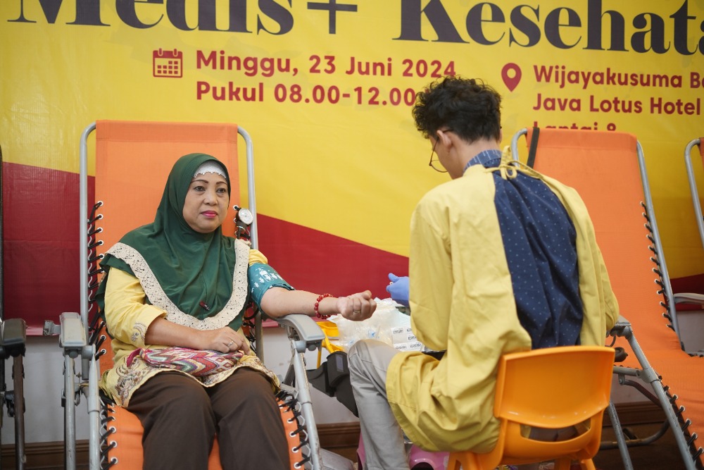 BAKSOS   donor darah dimeriahkan dengan bazar medis dan kesehatan dilengkapi klinik konsultasi psikologis, kesehatan mental diselenggarakan kolaborasi menejemen Java Lotus hotel (J-Lo) – Lions Club Jember Argopuro pada Minggu, 23 Juni 2024.