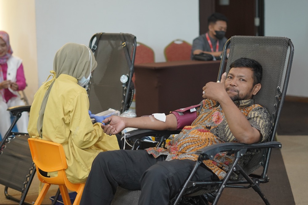 BAKSOS   donor darah dimeriahkan dengan bazar medis dan kesehatan dilengkapi klinik konsultasi psikologis, kesehatan mental diselenggarakan kolaborasi menejemen Java Lotus hotel (J-Lo) – Lions Club Jember Argopuro pada Minggu, 23 Juni 2024.